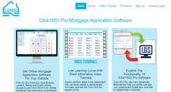 Desktop Screenshot of click1003.com