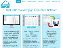 Tablet Screenshot of click1003.com